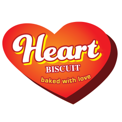 heart biscuit small