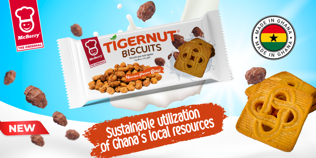 McBerry® Launches Tiger Nut Biscuits – Sustainable Utilization of Ghana’s Local Resources