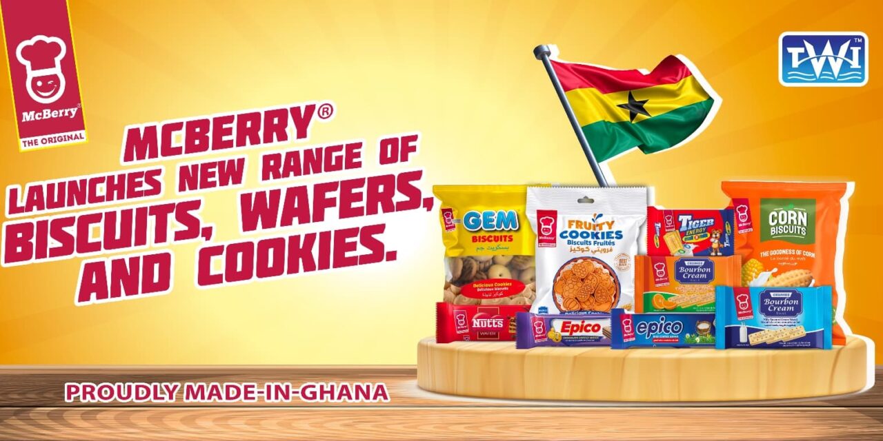 Twellium’s McBerry® Brand Stirs up Ghana’s Snack Industry with New Range of Biscuits, Wafers, and Cookies